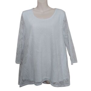 🔵BOGO FREE🔵JM Collection White Top Sz M